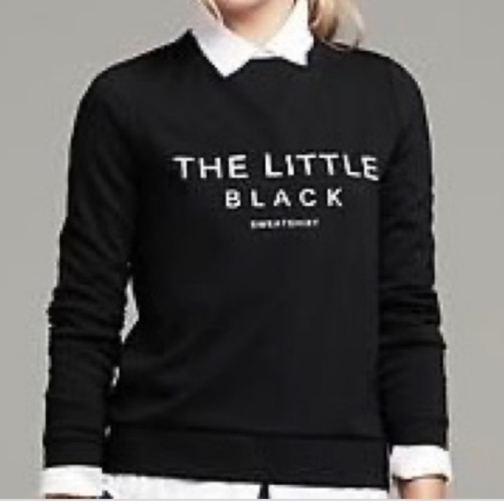 Little black sweatshirt top